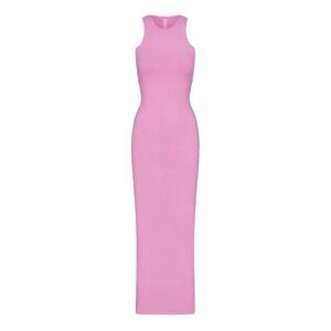 SKIMS Pink Maxi Dress
